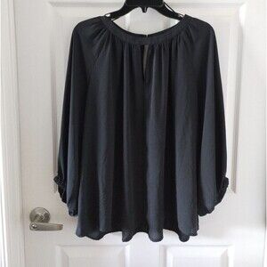 Vince Camuto Black 3/4 Sleeve Blouse NWOT Size 2X